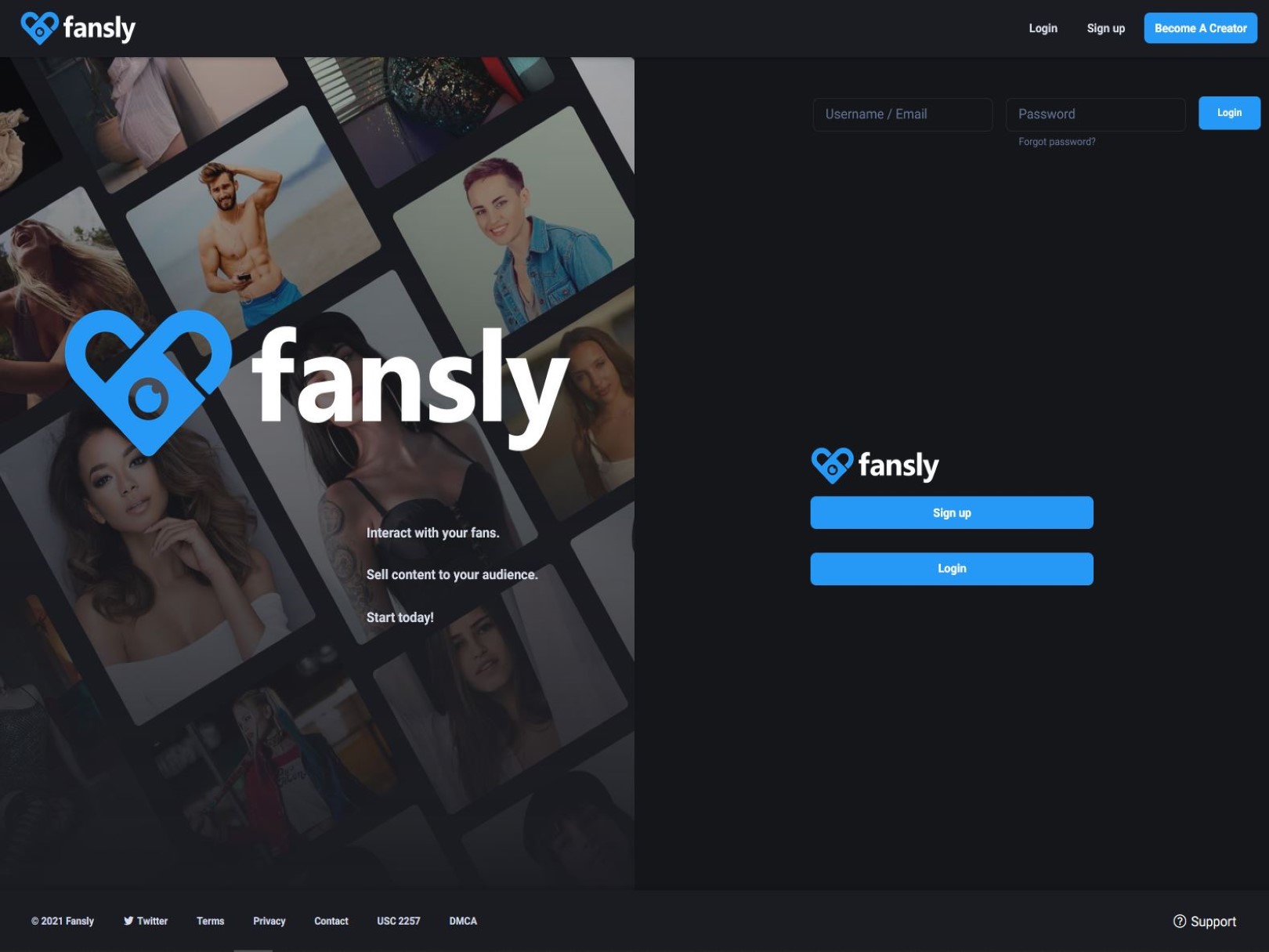 Fansly و 32+ سایت مانند Fansly | مخلوط کن پورنو