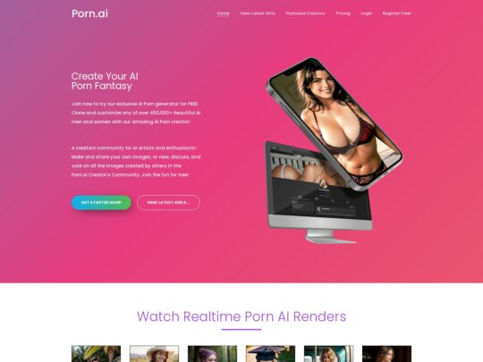 Porn.AI review, a site that is one of many popular AI Porn Sites