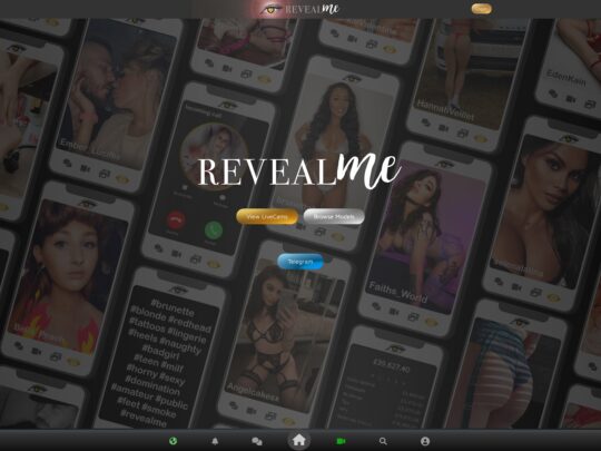 RevealMe review, a site that is one of many popular Live Cam Sites