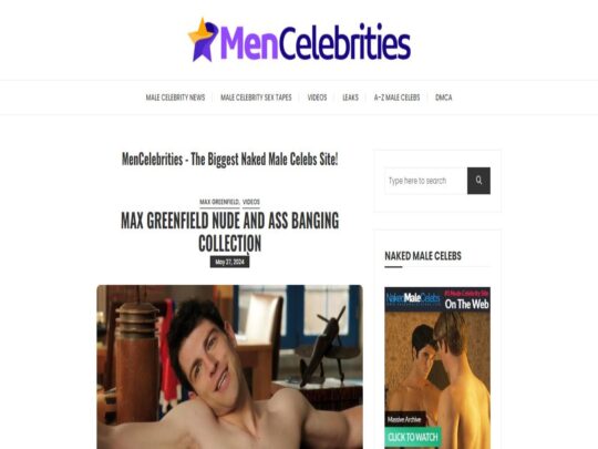 Men Celebrities a naked male celeb site, which features a huge curated archive of your favorite male celebrities.