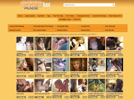 CuckoldPlaceTube review, a site that is one of many popular Free Cuckolding Porn Sites