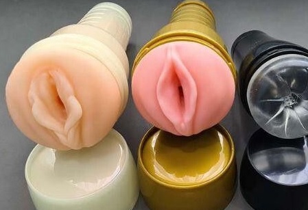 Collection of modern and innovative men's sex toys designed for pleasure and intimacy, featuring a variety of colors, shapes.