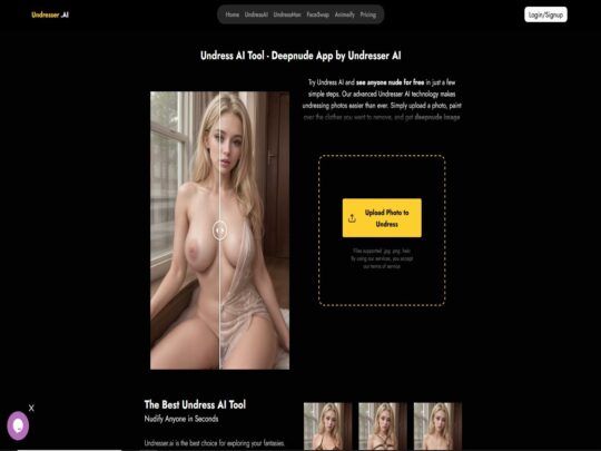 Undresser AI review, a site that is one of many popular AI Porn Sites