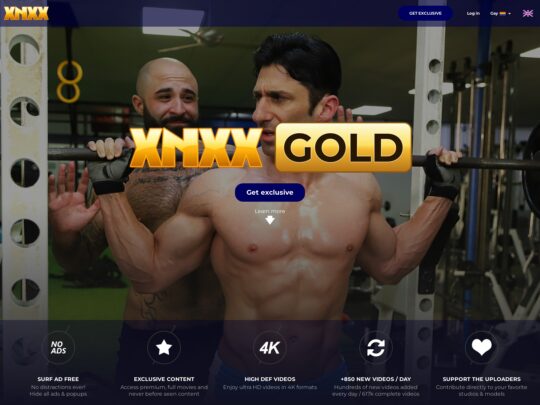 XNXX Gold Gay review, a site that is one of many popular Gay Porn Sites