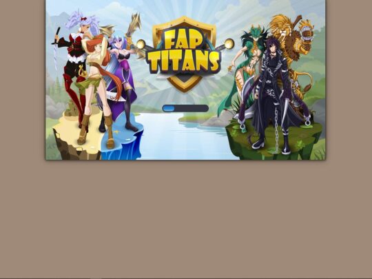 Fap Titans a browser-based clicker game with anime-style art, explicit content rewards, and simple gameplay.