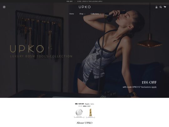 Upko review, a site that is one of many popular Online Sex Toy Shops